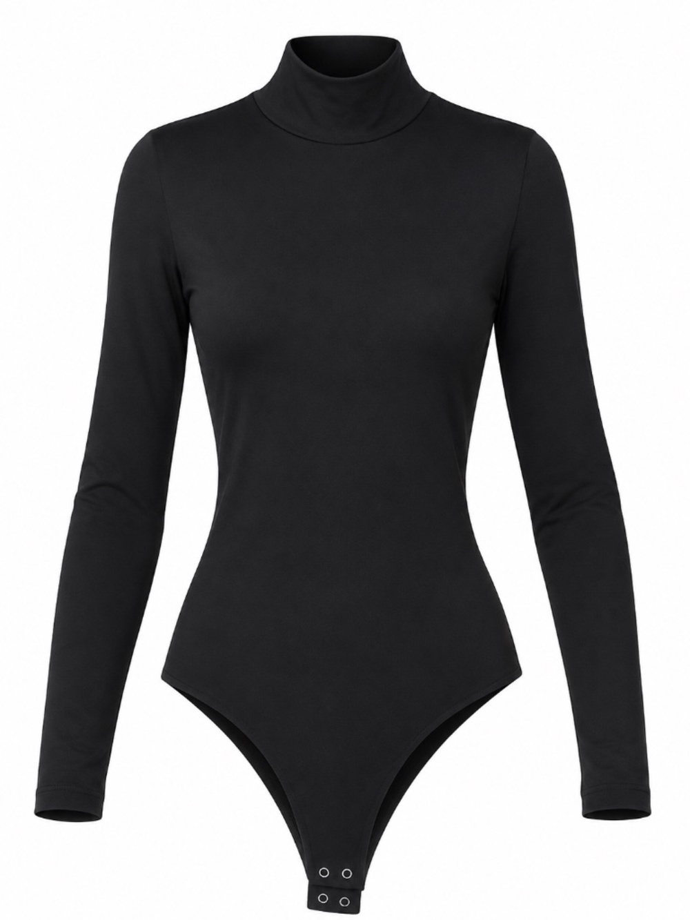 Abercrombie and Fitch Soft ASF Mock-Neck Bodysuit - Black - Extra Small